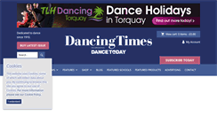 Desktop Screenshot of dancing-times.co.uk